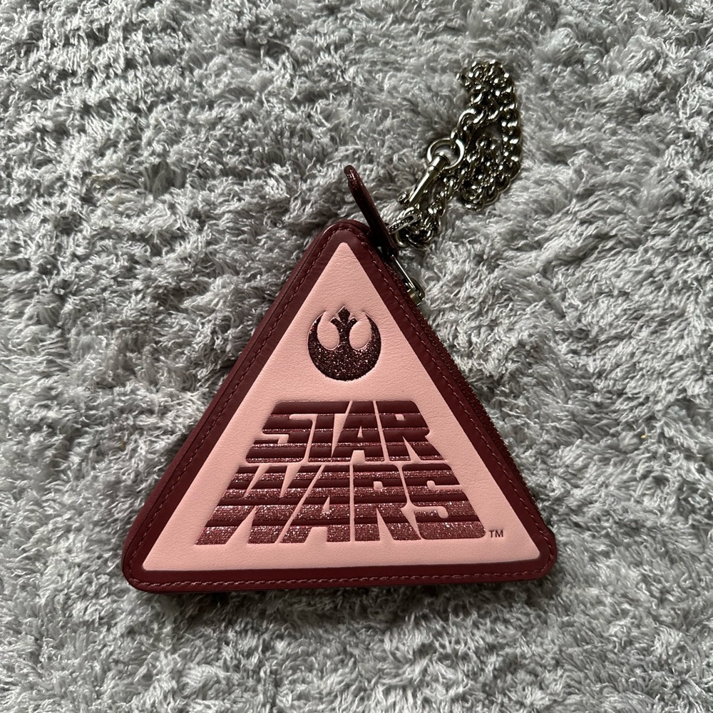 Star Wars X Coach Triangle Coin Case With Motif